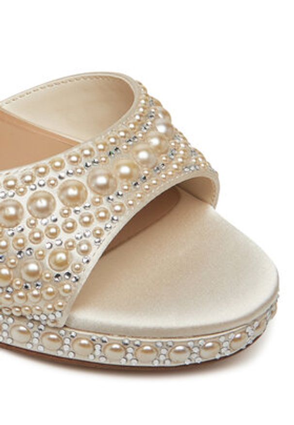 Aldo Sandały Alluring 13918881 Biały. Kolor: biały. Materiał: skóra