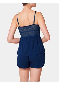 Triumph Piżama Aura Spotlight 10218289 Niebieski Regular Fit. Kolor: niebieski
