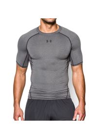 Koszulka męska Under Armour HeatGear Compression Shirt 1257468. Materiał: materiał, włókno, elastan, poliester. Wzór: gładki #1