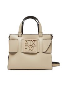 Torebka Armani Exchange. Kolor: beżowy