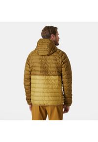 Ocieplana kurtka z kapturem Helly Hansen Banff. Typ kołnierza: kaptur. Kolor: brązowy. Materiał: puch. Sport: turystyka piesza