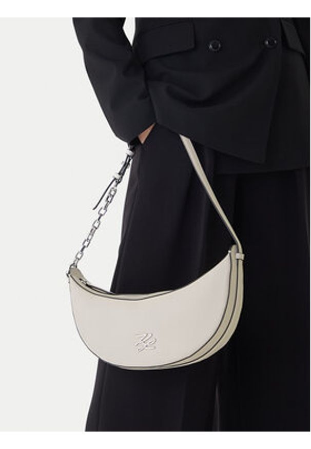 Karl Lagerfeld - KARL LAGERFELD Torebka B1W30236 Biały. Kolor: biały. Materiał: skórzane