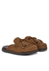 Steve Madden Klapki Maurea 11005586 Brązowy. Kolor: brązowy. Materiał: zamsz, skóra #2