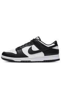 Buty damskie Nike Dunk Low DD1503-101 - czarno-białe. Kolor: czarny, biały, wielokolorowy. Materiał: guma, skóra. Szerokość cholewki: normalna. Sezon: lato