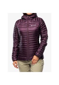 Kurtka puchowa damska Montane Anti-Freeze Lite Hoodie. Kolor: fioletowy. Materiał: puch
