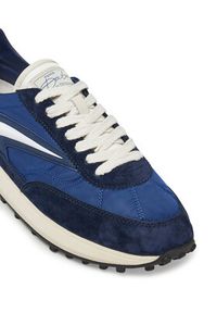 D.A.T.E. Sneakersy Athleta M421-AT-NY Granatowy. Kolor: niebieski. Materiał: zamsz, skóra #3