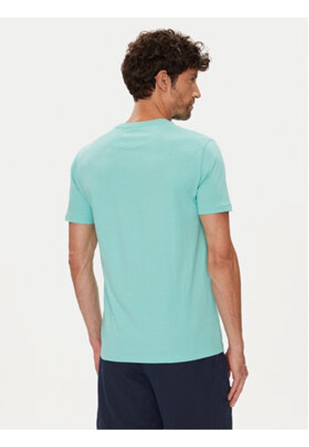 U.S. Polo Assn. T-Shirt MUP4203 Niebieski Regular Fit. Typ kołnierza: polo. Kolor: niebieski. Materiał: bawełna