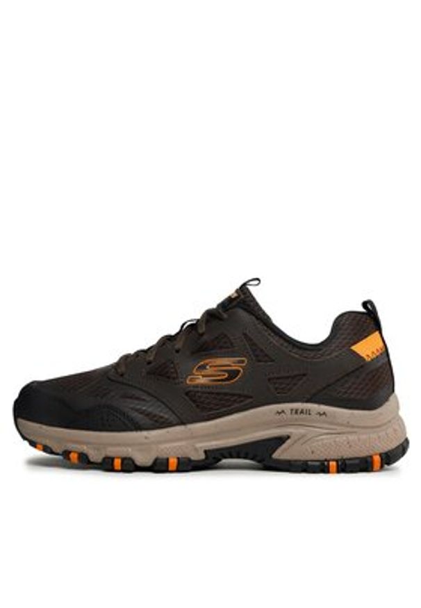 skechers - Skechers Trekkingi Hillcrest 237265/BRN Brązowy. Kolor: brązowy. Materiał: skóra. Sport: turystyka piesza