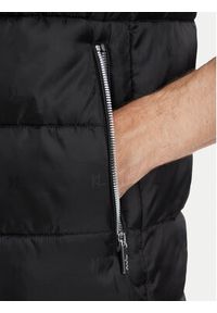 Karl Lagerfeld - KARL LAGERFELD Bezrękawnik 505022 563592 Czarny Regular Fit. Typ kołnierza: dekolt w karo. Kolor: czarny. Materiał: syntetyk. Długość rękawa: bez rękawów #4