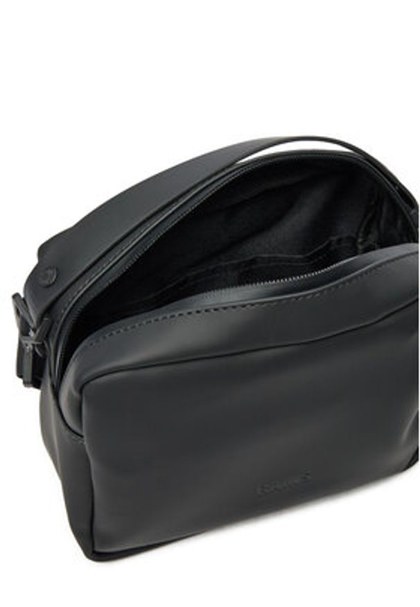 Rains Saszetka Box Bag 14100 Czarny. Kolor: czarny. Materiał: skóra