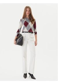 TOMMY HILFIGER - Tommy Hilfiger Sweter WW0WW48393 Kolorowy Regular Fit. Materiał: bawełna. Wzór: kolorowy #3