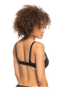 Roxy - Dół bikini z fiszbinami w miseczce D dla Kobiety BEACH CLASSICS Czarny. Kolor: szary, brązowy, wielokolorowy. Materiał: nylon, elastan, materiał