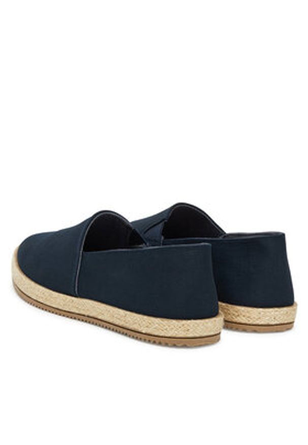 Lanetti Espadryle MF1594-1 Granatowy. Kolor: niebieski. Materiał: materiał