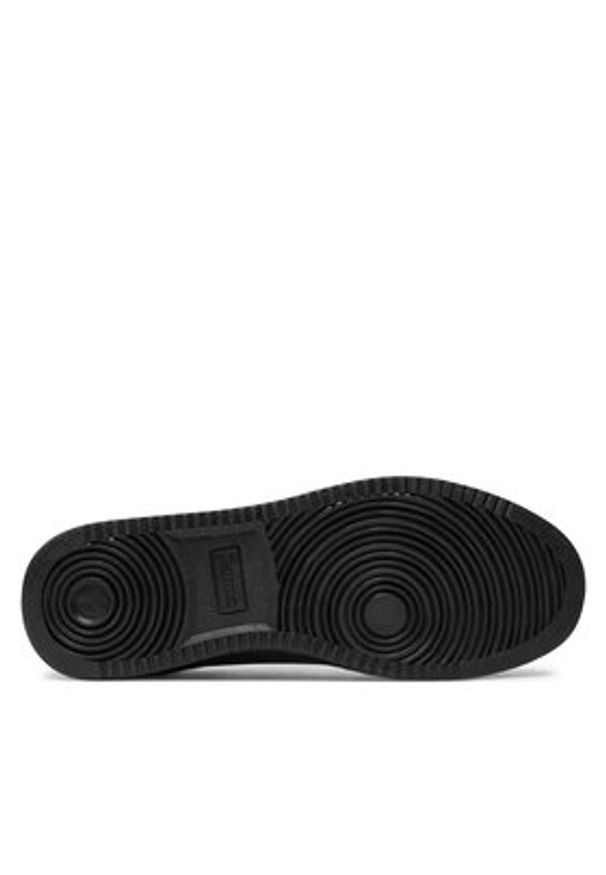 Kappa Sneakersy Logo Malone 4 341R5DW Czarny. Kolor: czarny. Materiał: skóra