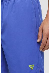 Guess - GUESS Granatowe męskie kąpielówki New Basic, Rozmiar XXL. Kolor: niebieski #2