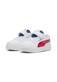 Puma - Sneakersy dla małych dzieci Caven 2.0 Run Fun PUMA. Kolor: biały, czerwony, niebieski, wielokolorowy. Sezon: lato. Sport: bieganie