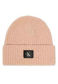 Calvin Klein Czapka Hardware K60K612652 Różowy. Kolor: różowy. Materiał: akryl #1