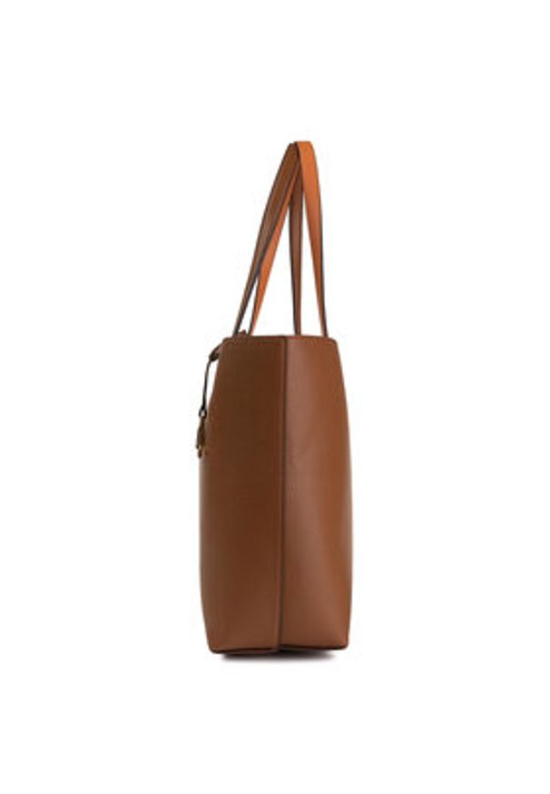 Lauren Ralph Lauren - LAUREN RALPH LAUREN Torebka Rvrsble Tote 431795329002 Brązowy. Kolor: brązowy. Materiał: skórzane