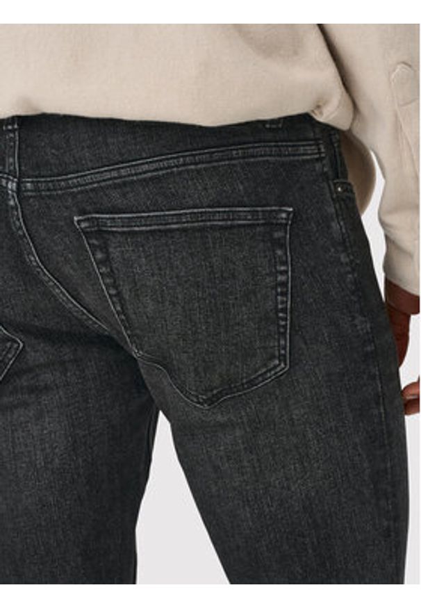 Only & Sons Jeansy Loom 22023145 Czarny Slim Fit. Kolor: czarny