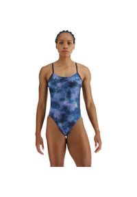 TYR - Strój Kąpielowy Tyr Starhex Cutout Fit – Blue Ice – Rozmiar 38. Kolor: czerwony, niebieski, wielokolorowy, różowy #1