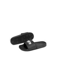 GORILLA WEAR - Pasco Slides - czarne klapki z logo Gorilla Wear. Kolor: czarny