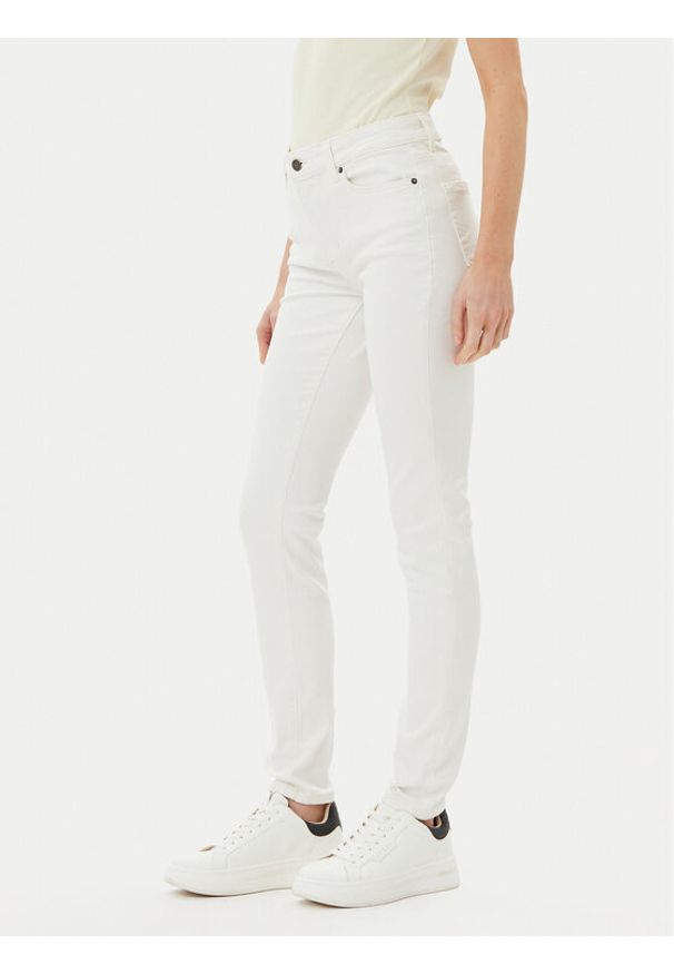 Guess Jeans Jeansy W5GA92 D5O01 Beżowy Skinny Fit. Kolor: beżowy