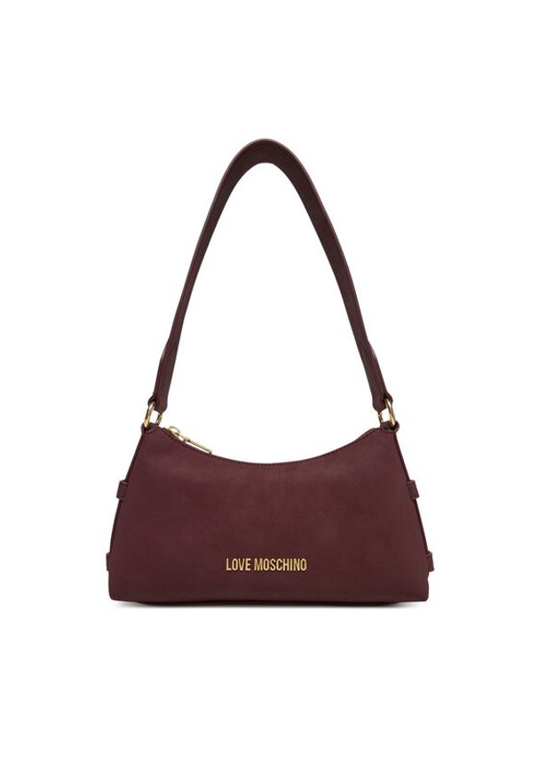 Love Moschino - LOVE MOSCHINO Torebka JC4169PP1NLB0552 Bordowy. Kolor: czerwony. Materiał: skórzane