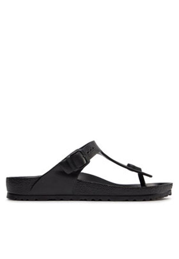 Birkenstock Japonki Gizeh 0128201 Czarny. Kolor: czarny. Materiał: syntetyk