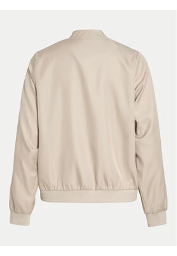 Vila Kurtka bomber Papaya 14100221 Beżowy Regular Fit. Kolor: beżowy. Materiał: syntetyk