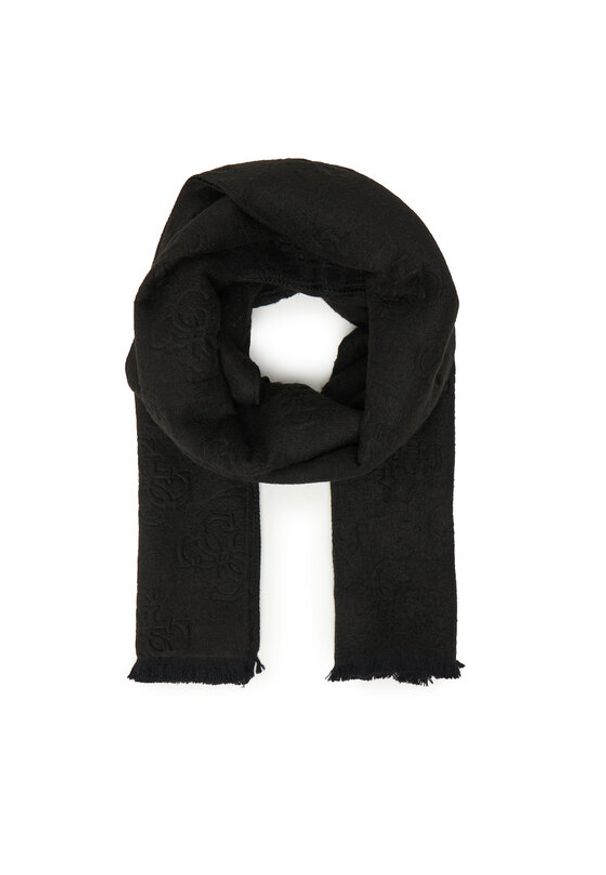 Guess Szalik AM9532 POL03 Czarny. Kolor: czarny. Materiał: poliester, materiał