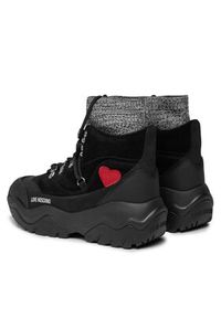 Love Moschino - LOVE MOSCHINO Sneakersy JA15754G0HIP400A Czarny. Kolor: czarny. Materiał: materiał #3