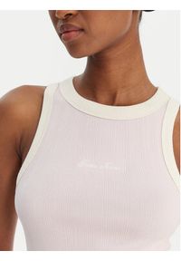 Guess Jeans Top W6GPZ8 KF641 Różowy Slim Fit. Kolor: różowy. Materiał: bawełna #3