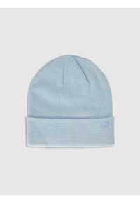 4f - 4F Czapka beanie uniseks - niebieska Uniwersalny. Kolor: niebieski. Materiał: syntetyk, materiał. Sezon: zima. Styl: casual #1