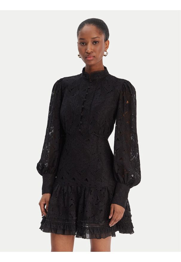 BARDOT - Bardot Sukienka koktajlowa Olessia 60268DB1 Czarny Slim Fit. Kolor: czarny. Materiał: bawełna, wiskoza. Styl: wizytowy