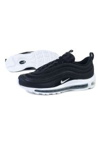 Buty Nike Air Max 97 921826 001 czarne. Okazja: na co dzień. Zapięcie: sznurówki. Kolor: czarny. Materiał: dzianina, materiał, skóra, guma. Szerokość cholewki: normalna. Model: Nike Air Max #2