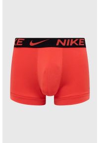 Nike bokserki 3-pack męskie kolor czerwony. Kolor: czerwony. Materiał: tkanina, włókno, skóra #3