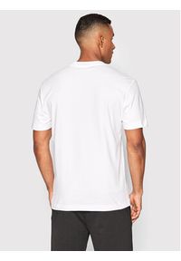 Calvin Klein T-Shirt Micro Logo Interlock K10K109894 Biały Regular Fit. Kolor: biały. Materiał: bawełna