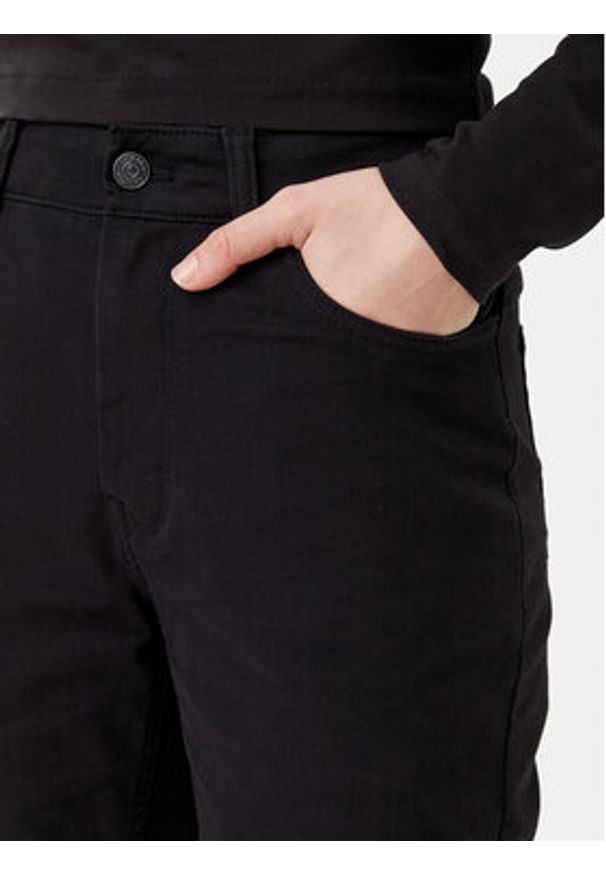 Calvin Klein Jeans Spodnie materiałowe J20J224852 Czarny Straight Fit. Kolor: czarny. Materiał: bawełna