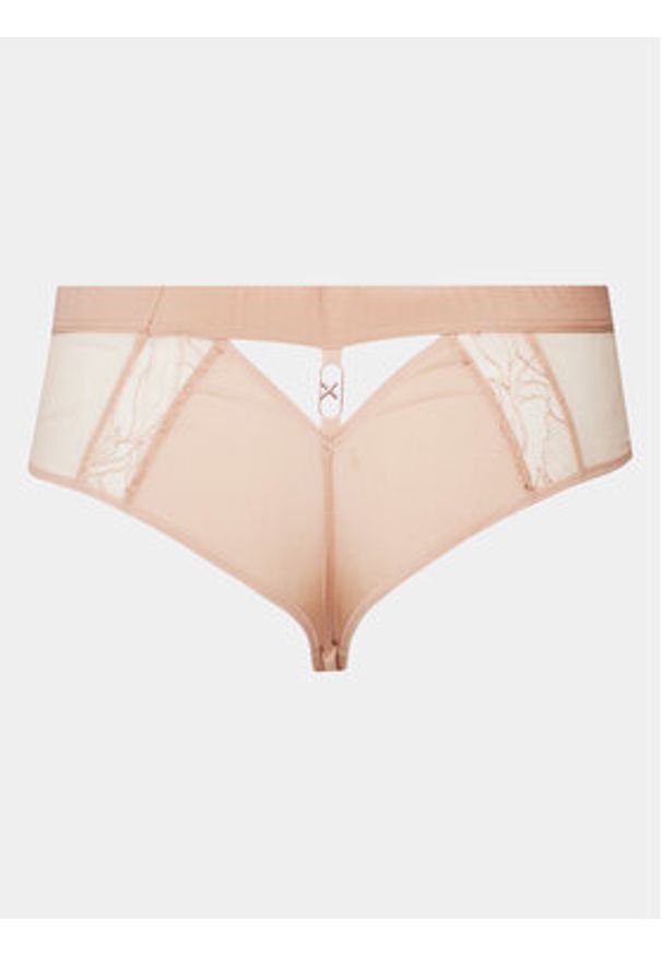 Chantelle X Bokserki Xtravagant C06GB0 Beżowy. Kolor: beżowy. Materiał: syntetyk