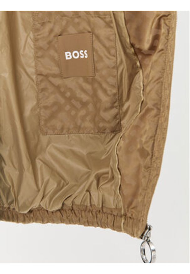 BOSS Kurtka przejściowa Pengtong 50494519 Beżowy Regular Fit. Kolor: beżowy. Materiał: syntetyk