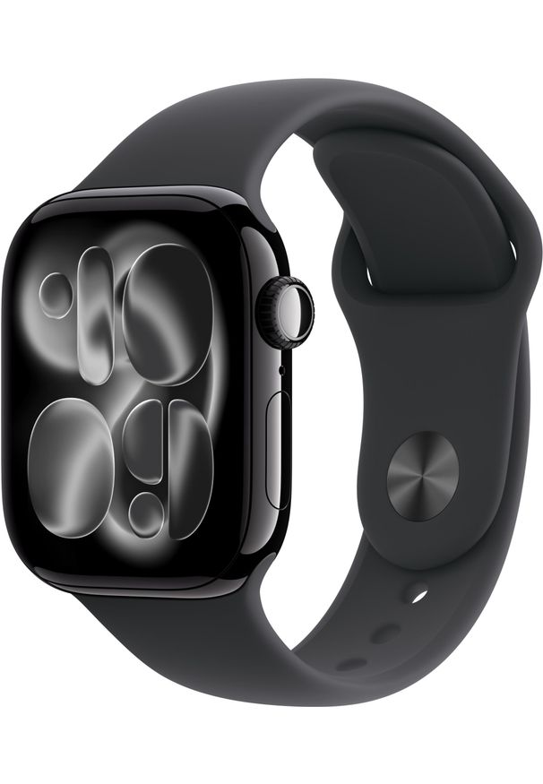 APPLE - Apple Watch Series 11 OLED 42 mm Cyfrowy 374 x 446 px Ekran dotykowy 5G Czarny Wi-Fi GPS. Rodzaj zegarka: cyfrowe. Kolor: czarny
