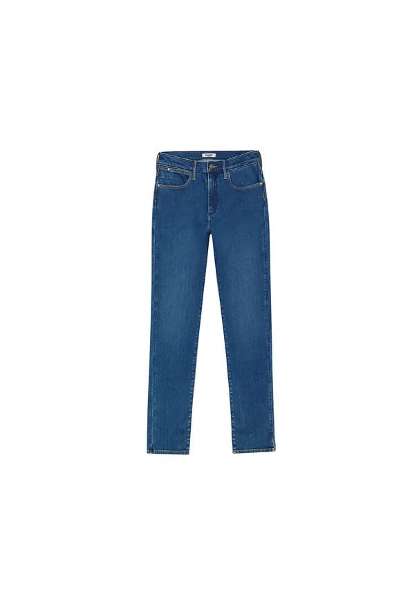 Wrangler - WRANGLER DAMSKIE SPODNIE JEANSOWE HIGH SKINNY AZURE SKY 112355898 W27H017440