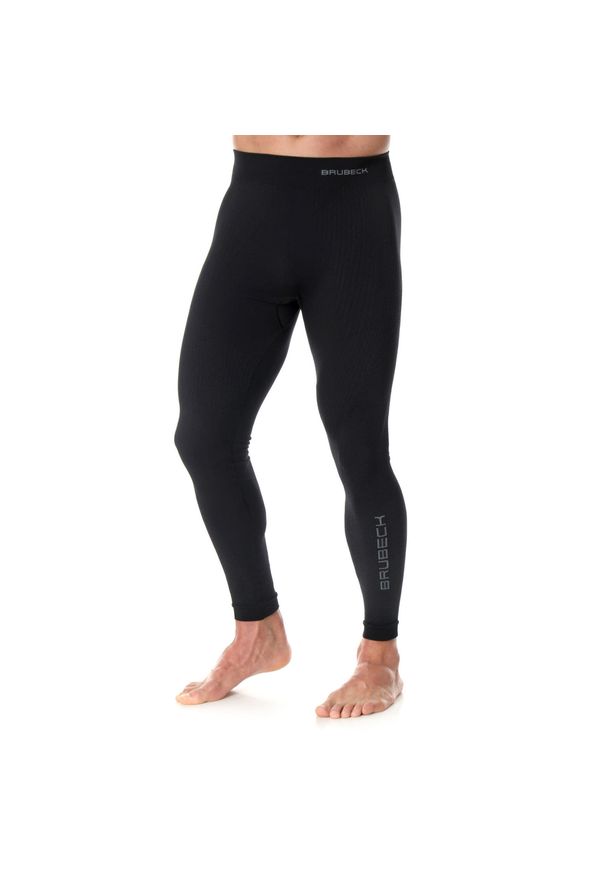 Spodnie termoaktywne męskie Brubeck Extreme Thermo. Kolor: czarny. Materiał: poliester, poliamid, elastan. Sezon: lato. Sport: turystyka piesza