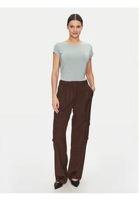 Vero Moda T-Shirt Ava 10284468 Zielony Regular Fit. Kolor: zielony. Materiał: lyocell #4