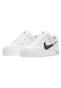 Buty do chodzenia męskie Nike Air Force 1 LV8 Utility. Zapięcie: sznurówki. Kolor: biały, czarny. Materiał: tkanina, skóra, materiał, syntetyk. Szerokość cholewki: normalna. Model: Nike Air Force. Sport: turystyka piesza #2