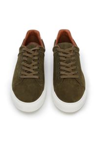 Wittchen - Męskie sneakersy zamszowe na grubej podeszwie zielone. Okazja: na co dzień. Kolor: zielony. Materiał: zamsz, skóra #6