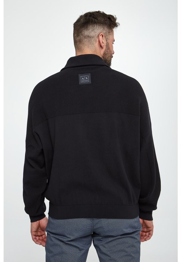 Armani Exchange - Sweter męski wełniany ARMANI EXCHANGE. Materiał: wełna