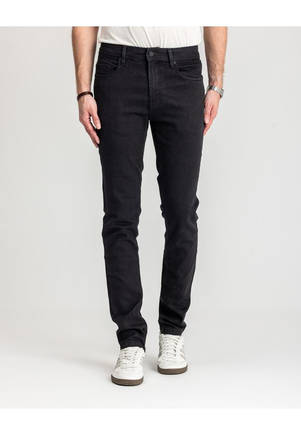 MARCUS - Męskie Spodnie Jeansowe Marcus Sebb 2214 Dry Black 14-200301