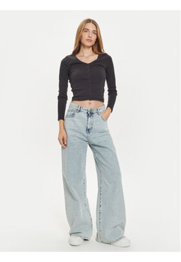 Levi's® Bluzka A8783-0001 Czarny Slim Fit. Kolor: czarny. Materiał: bawełna