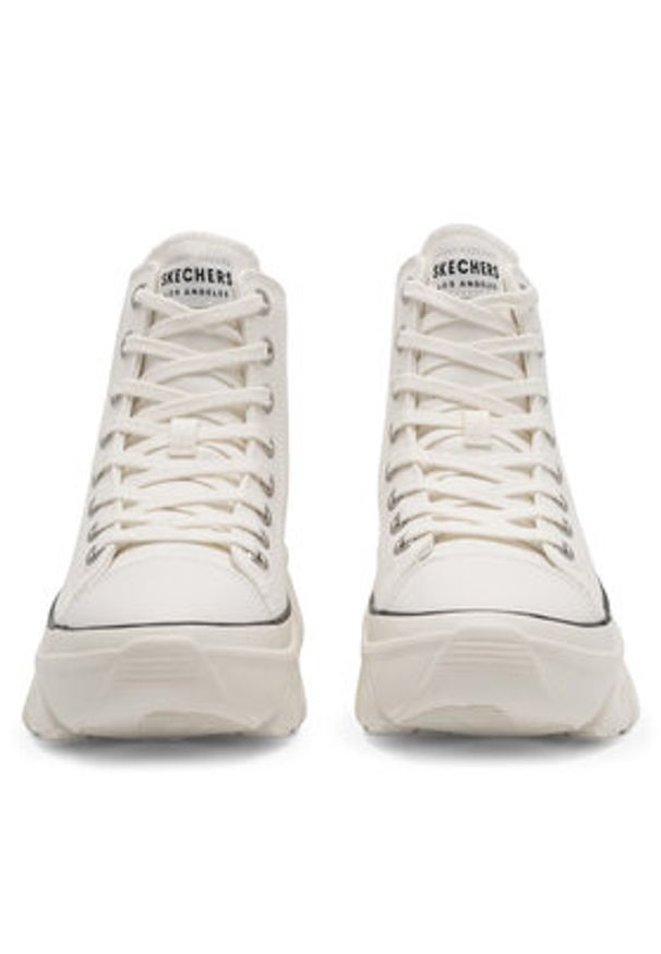 skechers - Skechers Sneakersy FUNKY STREET 177430 WHT Biały. Kolor: biały. Materiał: materiał